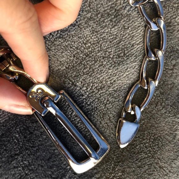 Vintage Calvin Klein silver chain belt - Picture 4 of 5